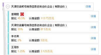 天津坎迪貳號商務(wù)信息咨詢合伙企業(yè) 有限合伙